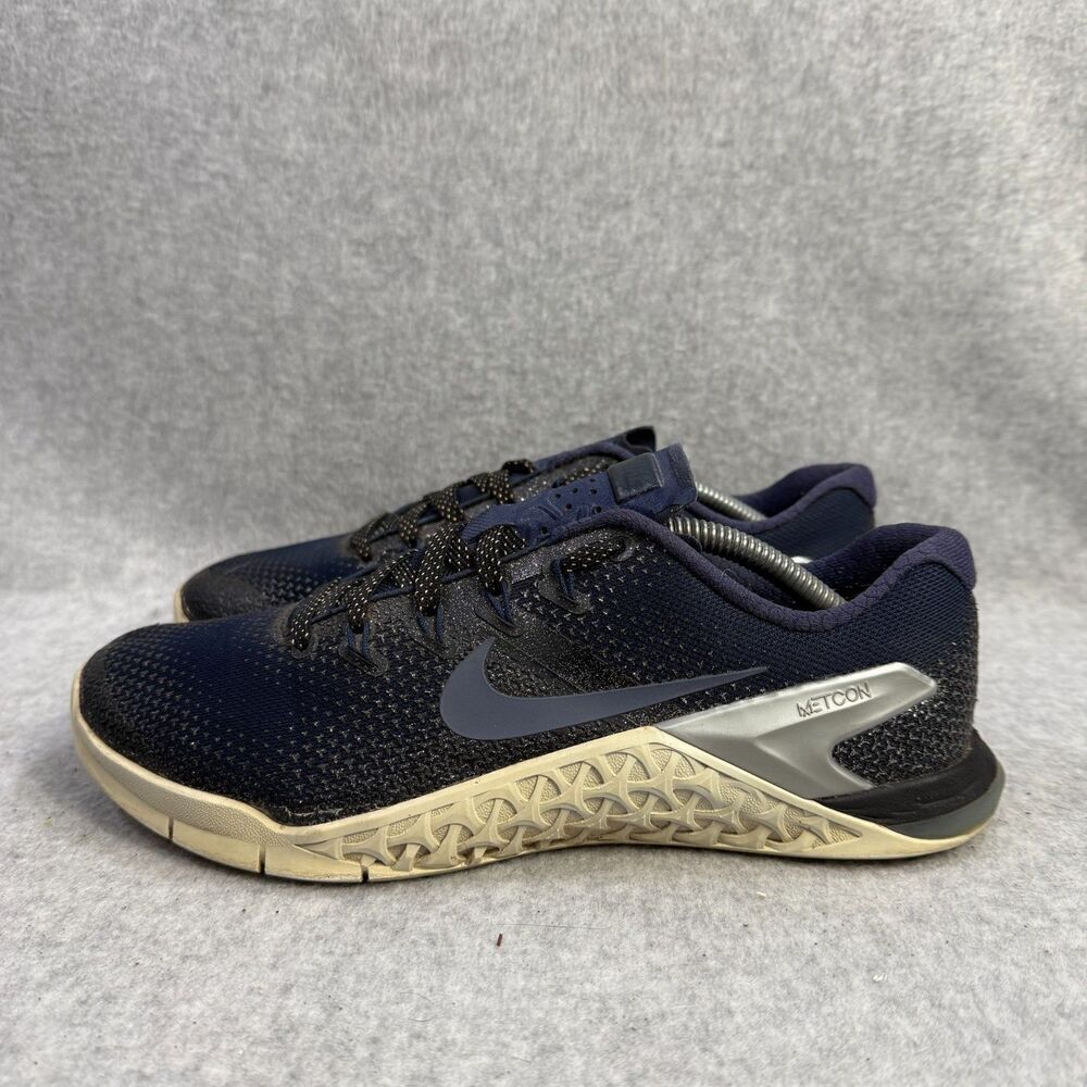 Nike Shoes Womens 8 Metcon 4‎ Blue Crossfit Workout Running Sneakers AJ7804-440